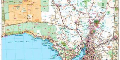 Mapa do sur de Australia