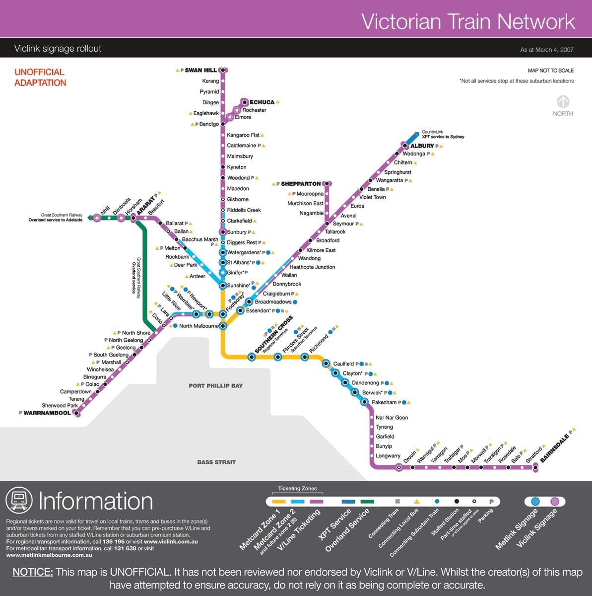 vline mapa