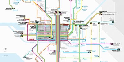 Melbourne ruta de tranvía mapa